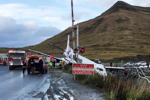 Washington man dies after plane goes off runway in Alaska