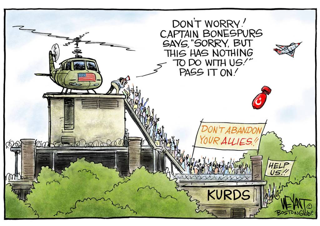 Editorial cartoons for Saturday, Oct. 19