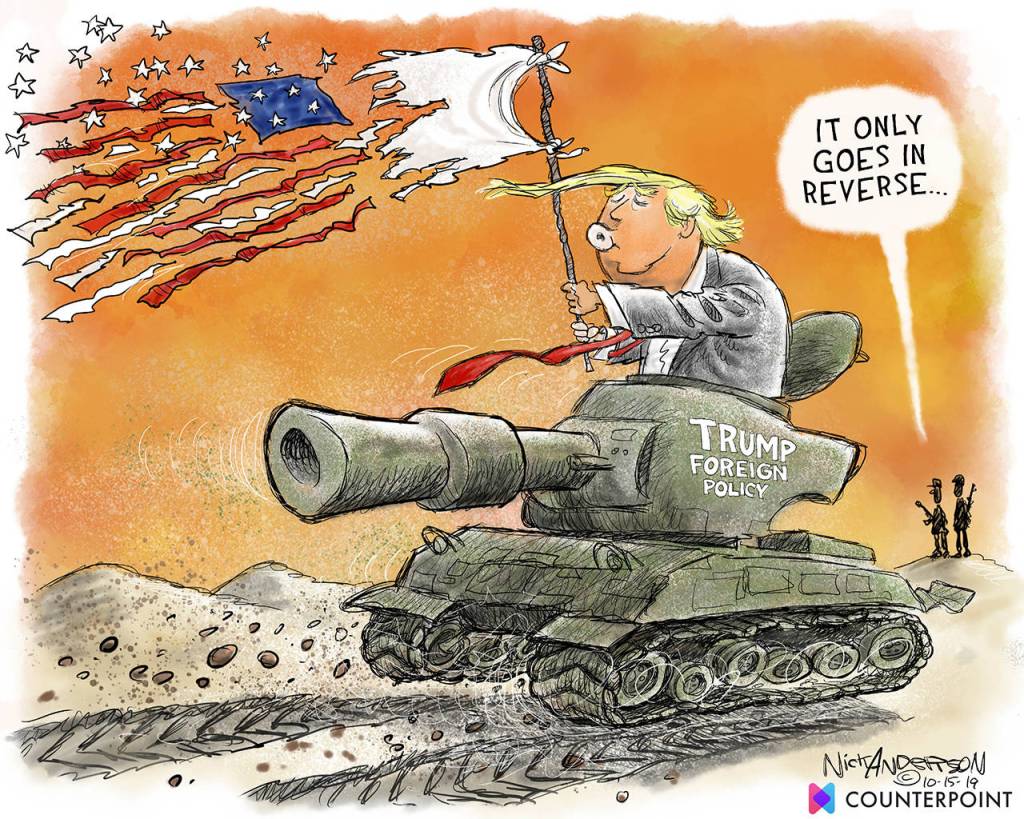 Editorial cartoons for Saturday, Oct. 19