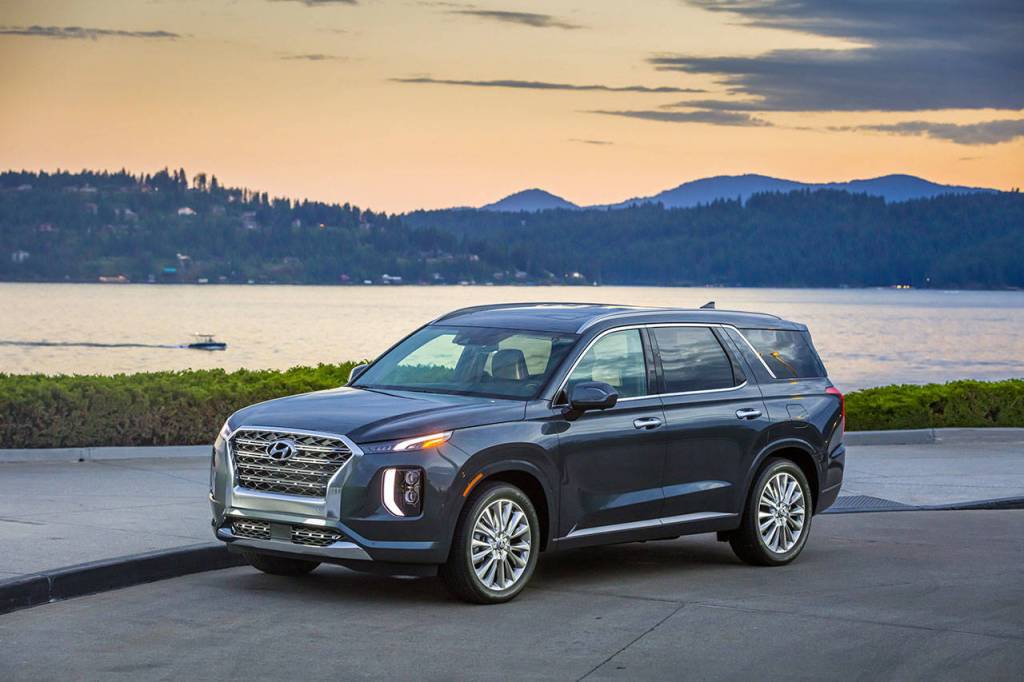 The 2020 Palisade is a new midsize SUV from Hyundai, offering roomy seating for up to eight passengers along with a generous amount of cargo space. (Manufacturer photo)