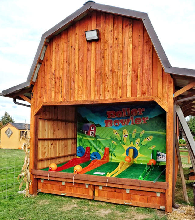 Stocker Farms has added new carnival-style games this year, including Roller Bowler. (Stocker Farms)