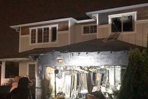 Adults escape from house fire, but dog dies, in Marysville