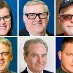 Top (L-R): Elizabeth Callaghan, Larry Sather, Sid Roberts. Bottom (L-R): Timothy Pearce, Steve Shepro, Marcus Metz.