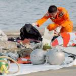 Debris from a Lion Air passenger jet that crashed in Indonesia in 2018. (AP Photo/Tatan Syuflana)