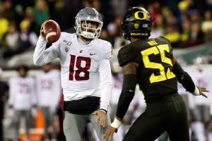 No. 11 Oregon mounts late rally to beat Washington State