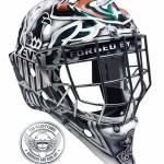 Travis Michaels mask design for Silvertips rookie goaltender Braden Holt. (Courtesy of Travis Michael)