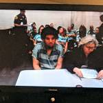 Ray Boughner Jr. III in court in January. (Zachariah Bryan / Herald)