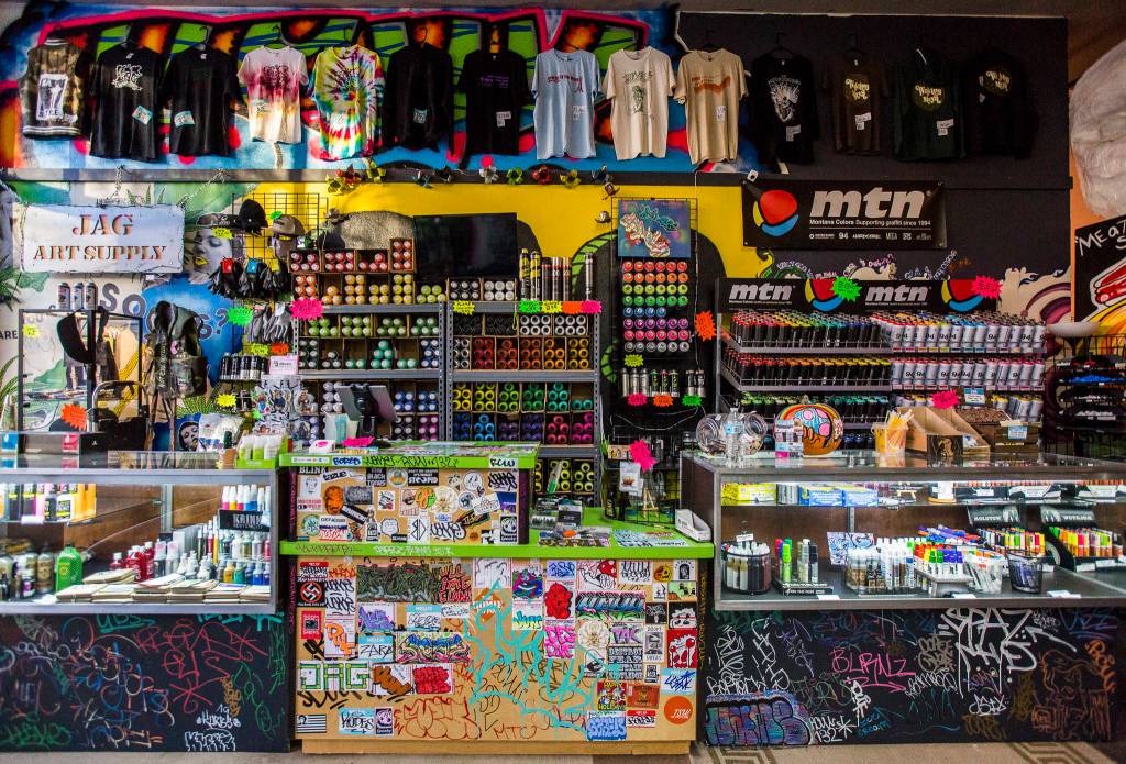 The interior of JAG Artworks in Everett. (Olivia Vanni / The Herald)