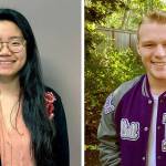 Queenie Ngo (left) and Elliot Szoke