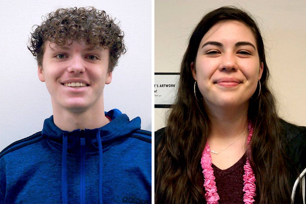 Bennett Scown (left) and Brianna Mizerski