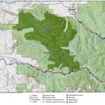 Map from feasibility study of the Mountain Loop Highway. (WSDOT, Snohomish County, USDA, USFS, USGS, WDNR)