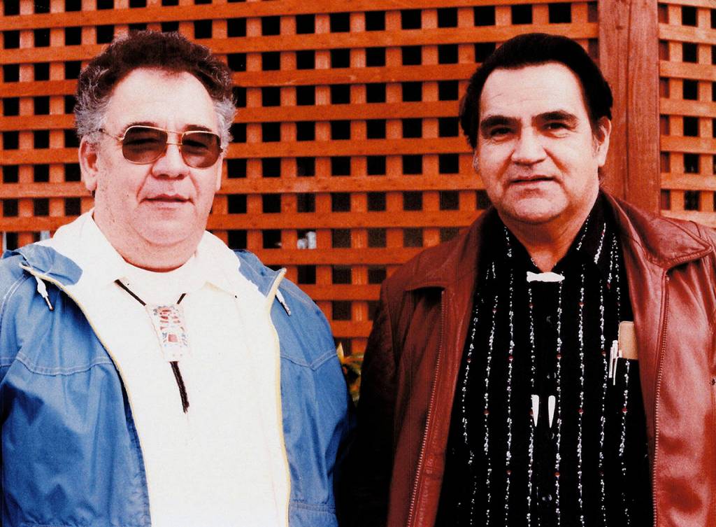 Tulalip Tribal members Bernie Gobin and Stan Jones provided important testimony in federal court cases that expanded Indian fishing rights for many tribes in Washington. They also negotiated with other tribes to define where they could fish. (Courtesy of the Jones Family)