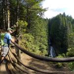 Jonathan Nelson visits Wallace Falls State Park for his virtual tour project with the Washington State Parks Foundation. (Jonathan Nelson)