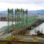 The I-5 bridge across the Columbia River between Vancouver, Washington, and Portland (Cacophony via Wikimedia Commons)