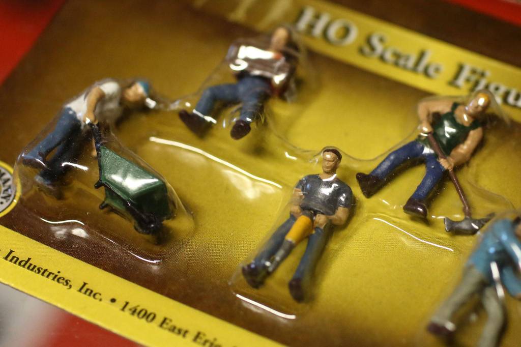 Scale model odds-and-ends are available at the Edmonds Hobby Shop. (Kevin Clark / The Herald)