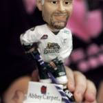 The Everett Silvertips gave away Mitch Love bobbleheads during a game in 2006. (Michael V. Martina / Herald file)