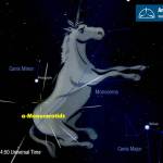 The possible unicorn meteor storm predicted for Nov. 21 is named after the constellation Monoceros, Greek for unicorn. It is slated to start at 8 p.m. Pacific Time. (American Meteor Society)