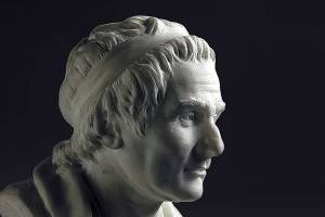Marble busts made by Houdon were exhibited in Paris in 1789