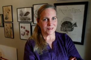 Artist Sooze Sigel has started a Women for Sobriety group that meets at the Mill Creek YMCA. She has been a member of the group for seven years in her previous home of Asheville, North Carolina, she was a group moderator. (Dan Bates / The Herald)