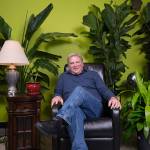 Steve Compton co-owns Houseplants Galore on Everett Mall Way, which opened in July. (Andy Bronson / The Herald)