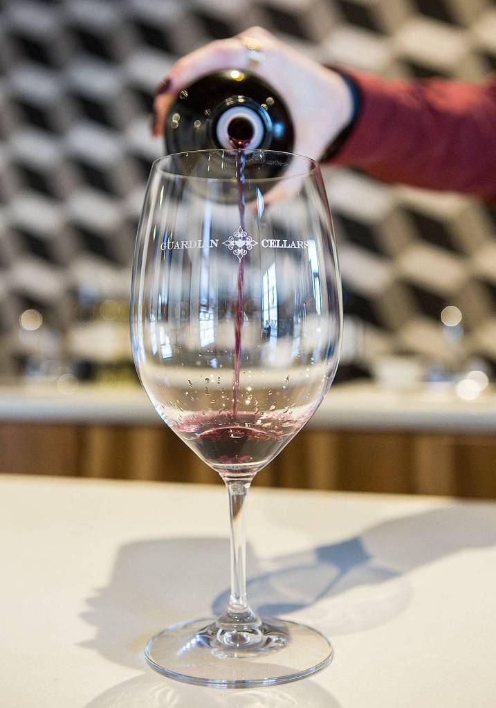Guardian Cellars tasting room at The Vault is open. (Olivia Vanni / The Herald)