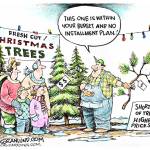 Editorial cartoons for Tuesday, Dec. 3