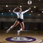 Lake Stevens junior outside hitter Samaya Morin is The Heralds Volleyball Player of the Year. (Andy Bronson / The Herald)