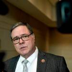Rep. Denny Heck, D-Wash., talks to reporters on Capitol Hill in Washington on Tuesday. (AP Photo/Susan Walsh)