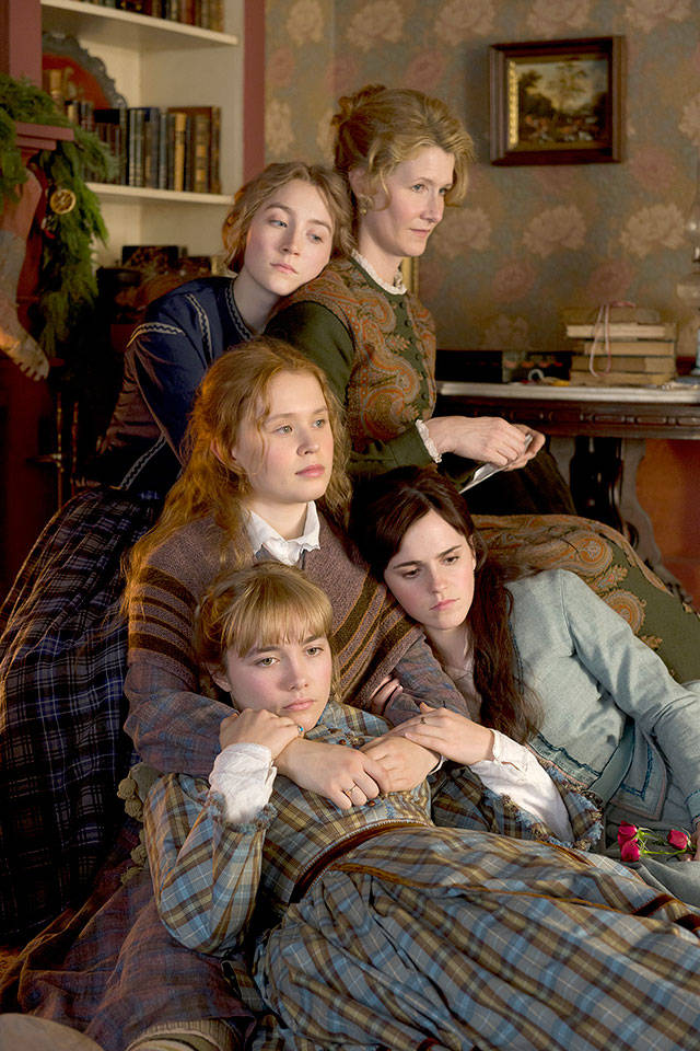 Little Women, which debuts Christmas Day, is the latest filming of the Louisa May Alcott novel. Its directed by Greta Gerwig, who made Lady Bird. (Columbia Pictures)