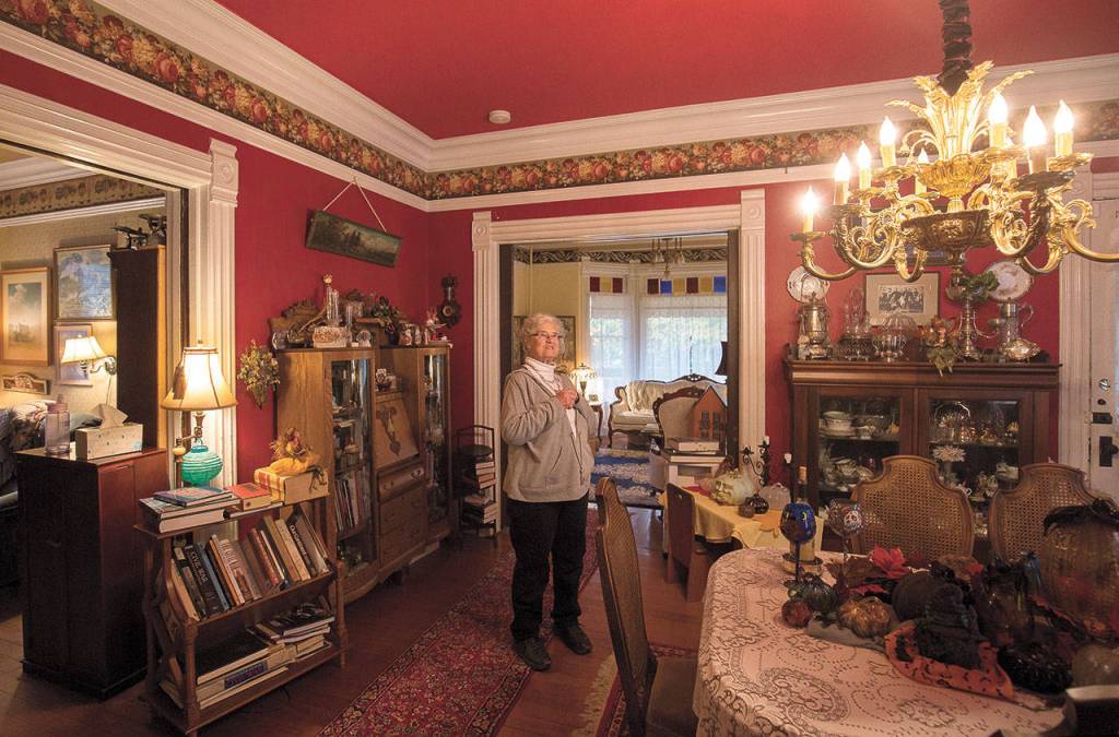 Like the other rooms in Lisa Pickfords home, the dining room is filled with the collections she and husband Stew have amassed over the years. She says she does the dusting  when I have time. (Andy Bronson / The Herald)