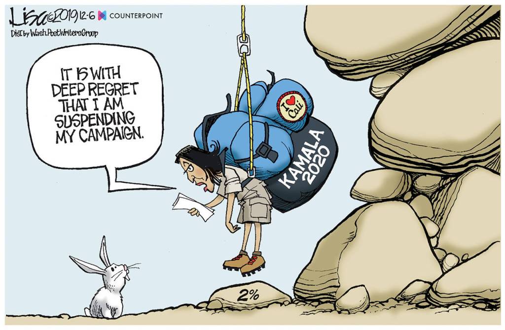 Editorial cartoons for Friday, Dec. 6