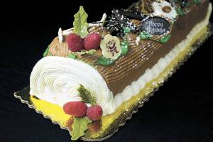 Everett’s master French baker shares his Yule log secrets