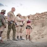 From left, Kevin Hart, Dwayne Johnson, Jack Black and Karen Gillan star in Jumanji: The Next Level. (Sony)