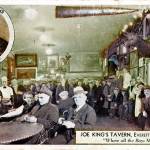 An undated postcard shows the interior of Joe Kings Tavern on Hewitt Avenue in Everett Washington. Kings ads often used the phrase, Where all the boys meet. (Courtesy of Everett Public Library)