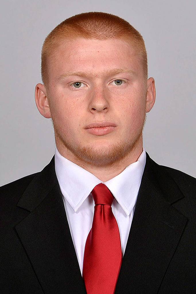 Washington State linebacker Sky Stefonic.