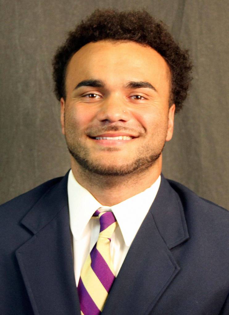 University of Washington running back Malik Braxton.