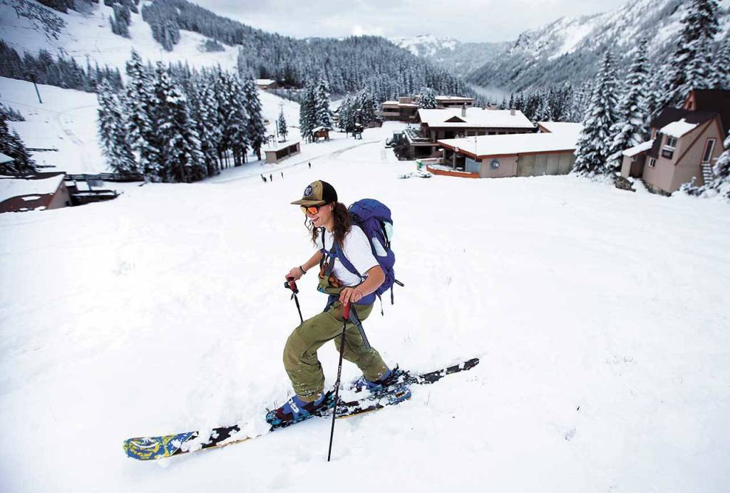 The 1,125-acre ski area at Stevens Pass boasts 37 runs and 10 chairlifts. (Ian Terry/Herald file)