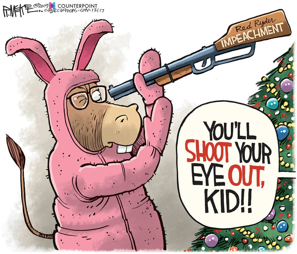 Editorial cartoons for Friday, Dec. 20