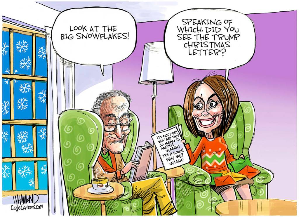 Editorial cartoons for Friday, Dec. 20
