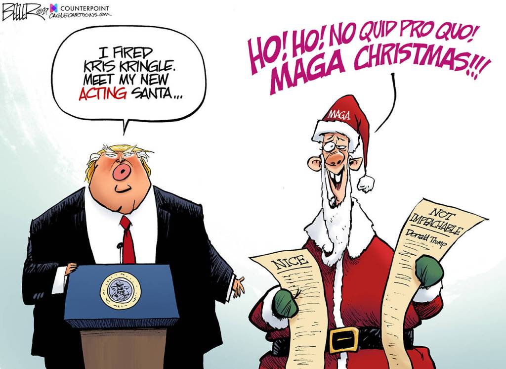 Editorial cartoons for Friday, Dec. 20