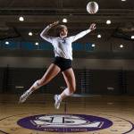 The Heralds volleyball player of the year is Lake Stevens High School junior outside hitter Samaya Morin. (Andy Bronson / The Herald)