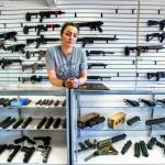 Tiffany Teasdale, co-owner of Lynnwood Gun Ammunition, talks about new requirements that took effect after voters approved of Initiative 1639. (Dan Bates / The Herald)