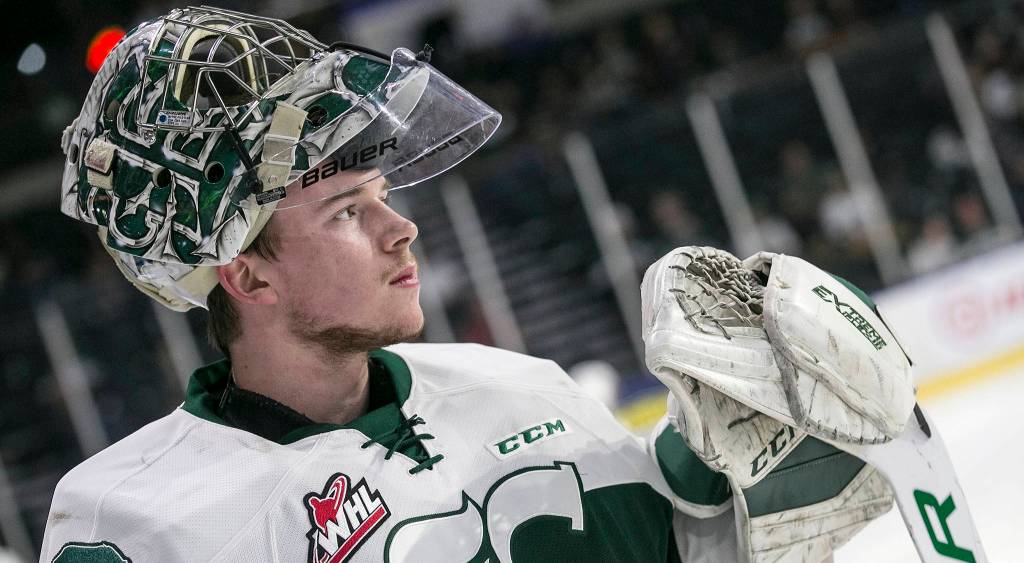 Carter Hart (Kevin Clark / The Herald)