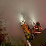 Until the fire is extinguished, investigators cant examine the scene and make damage estimates. (South County Fire)