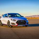 The Veloster N is Hyundais highest performance vehicle in the U.S. It has a 250-horsepower turbocharged four-cylinder engine and six-speed manual transmission. (Manufacturer photo)