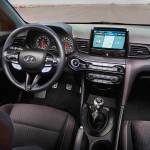 The Hyundai Veloster Ns infotainment system includes an 8-inch touchscreen in tandem with physical buttons and dials, and an Infinity premium audio system. (Manufacturer photo)