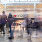 Shoppers make their way through the lines and crowds of people during Black Friday at Alderwood Mall on Nov. 29 in Lynnwood. (Olivia Vanni / The Herald)