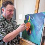 Pete Barth teaches his students basic art techniques so they have the tools to create on their own. (Olivia Vanni / The Herald)