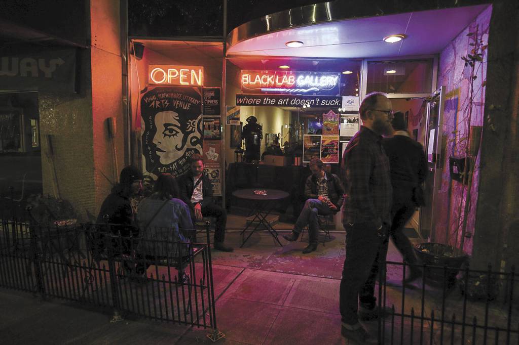 Black Lab Gallery also is a venue for local artists to display or read from their work. (Andy Bronson / The Herald)