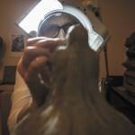 Judeth Davis has loved modeling clay since she was a child. She still has a blue ceramic cat she sculpted when she was 5 years old. (Olivia Vanni / The Herald)